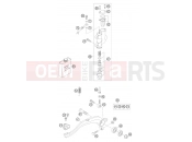 KTM 85 SX          17/14 (6001E8) [EU] 2005 REAR BRAKE CONTROL