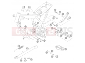KTM 50 SX  PRO JUNIOR  LC (6001E3) [EU] 2005 FRAME