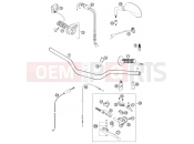KTM 525 SX RACING (850135) [EU] 2003 HANDLEBAR, CONTROLS