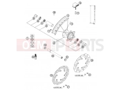 KTM 525 SX RACING (850135) [EU] 2003 FRONT WHEEL