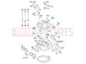 KTM 525 SX RACING (850135) [EU] 2003 CYLINDER HEAD