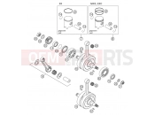 KTM 125 SXS (610031) [EU] 2003 CRANKSHAFT, PISTON