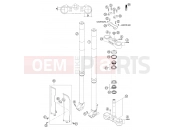 KTM 250 SXS (630031) [EU] 2003 FRONT FORK, TRIPLE CLAMP