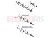 KTM 640 LC4-E ROT (976026) [AU] 2002 TRANSMISSION II - COUNTERSHAFT