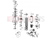 KTM 640 LC4-E ROT (972626) [EU] 2002 SHOCK ABSORBER DISASSEMBLED