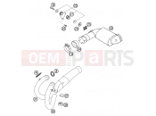 KTM 640 LC4-E ROT (972626) [EU] 2002 EXHAUST SYSTEM