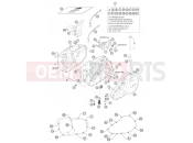 KTM 640 LC4-E ROT (972626) [EU] 2002 ENGINE CASE