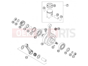 KTM 125 SXS (610021) [EU] 2002 CRANKSHAFT, PISTON