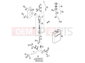 KTM 400 SX RACING (830125) [EU] 2002 REAR BRAKE CONTROL