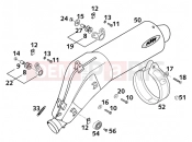 KTM 640 LC4-E SILBER (972618) [EU] 2001 MAIN SILENCER