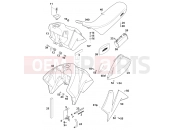 KTM 640 LC4-E SILBER (972618) [EU] 2001 TANK, SEAT