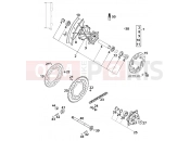 KTM 640 LC4-E SILBER (972618) [EU] 2001 REAR WHEEL