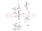 KTM 640 LC4-E SILBER (972618) [EU] 2001 REAR BRAKE CONTROL