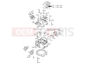 KTM 640 LC4-E SILBER (972618) [EU] 2001 CYLINDER, CYLINDER HEAD