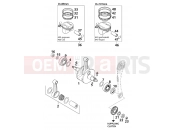 KTM 640 LC4-E SILBER (972618) [EU] 2001 CRANKSHAFT, PISTON