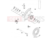 KTM 640 LC4-E (972216) [GB] 2001 FRONT WHEEL