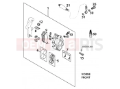 KTM 640 LC4-E (972216) [GB] 2001 FRONT BRAKE CALIPER