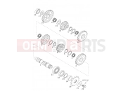KTM 520 SX RACING (850115) [EU] 2001 TRANSMISSION II - COUNTERSHAFT