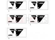 KTM 125 SXS (610011) [EU] 2001 DECAL