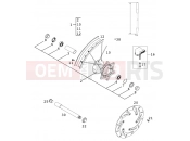 KTM 125 SXS (610011) [EU] 2001 FRONT WHEEL