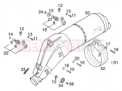 KTM 640 LC4-E Six days (972602) [EU] 2000 MAIN SILENCER
