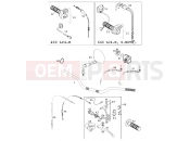KTM 640 LC4-E SILBER/18,5Lt (972607) [EU] 2000 HANDLEBAR, CONTROLS