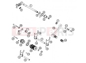 KTM 640 LC4-E SILBER/18,5Lt (972607) [EU] 2000 SHIFTING MECHANISM