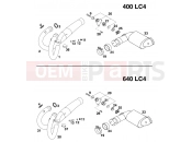 KTM 640 LC 4 (977506) [US] 2000 EXHAUST SYSTEM