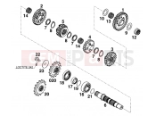 KTM 640 LC 4 (977506) [US] 2000 TRANSMISSION II - COUNTERSHAFT