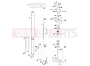 KTM 620 SC (870309) [EU] 2000 FRONT FORK, TRIPLE CLAMP