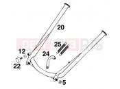 KTM 620 SC (870309) [EU] 2000 SIDE / CENTER STAND