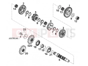 KTM 620 SC (870309) [EU] 2000 TRANSMISSION II - COUNTERSHAFT