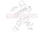 KTM 400 LC4-E (937506) [US] 2000 MASK, FENDERS