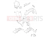 KTM 520 EXC RACING (850303) [EU] 2000 MASK, FENDERS
