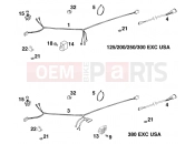 KTM 380 SX (650100) [US] 2000 WIRING HARNESS