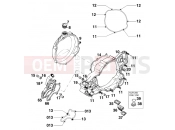 KTM 380 SX (650100) [US] 2000 CLUTCH COVER