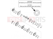KTM 125 SX (610200) [EU] 2000 TRANSMISSION II - COUNTERSHAFT