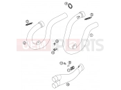 KTM 400 SX RACING (830205) [EU] 2000 EXHAUST SYSTEM