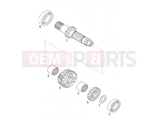 KTM 400 SX RACING (830205) [EU] 2000 TRANSMISSION I - MAIN SHAFT