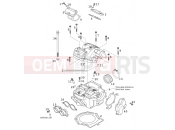 KTM 400 SX RACING (830105) [US] 2000 CYLINDER HEAD