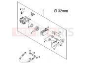 KTM 250 SX (630200) [EU] 2000 REAR BRAKE CALIPER