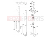 KTM 250 SX (630100) [US] 2000 FRONT FORK, TRIPLE CLAMP