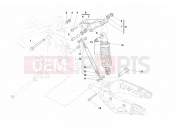 DUCATI Superbike 999 R XEROX REAR SHOCK ABSORBER » SWING ARM