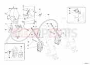 DUCATI Superbike 999 R XEROX FRONT BRAKE SYSTEM » BRAKING SYSTEM