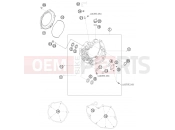 KTM 450 SX-F FACT.REPL.NAGL (8401J1) [EU] 2010 CLUTCH COVER