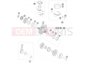 KTM 450 SX-F FACT.REPL.NAGL (8401J1) [EU] 2010 CRANKSHAFT, PISTON