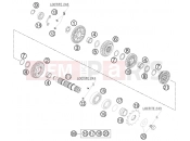 KTM 450 SX-F FACT.REPL.NAGL (8401J1) [EU] 2010 TRANSMISSION II - COUNTERSHAFT