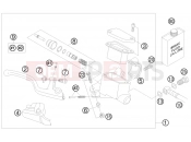 KTM 105 SX (6101H5) [US] 2008 FRONT BRAKE CONTROL