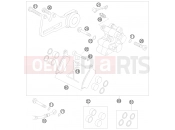 KTM 105 SX (6101H5) [US] 2008 REAR BRAKE CALIPER