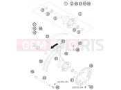 KTM 65 SX (6003H6) [EU] 2008 FRONT WHEEL